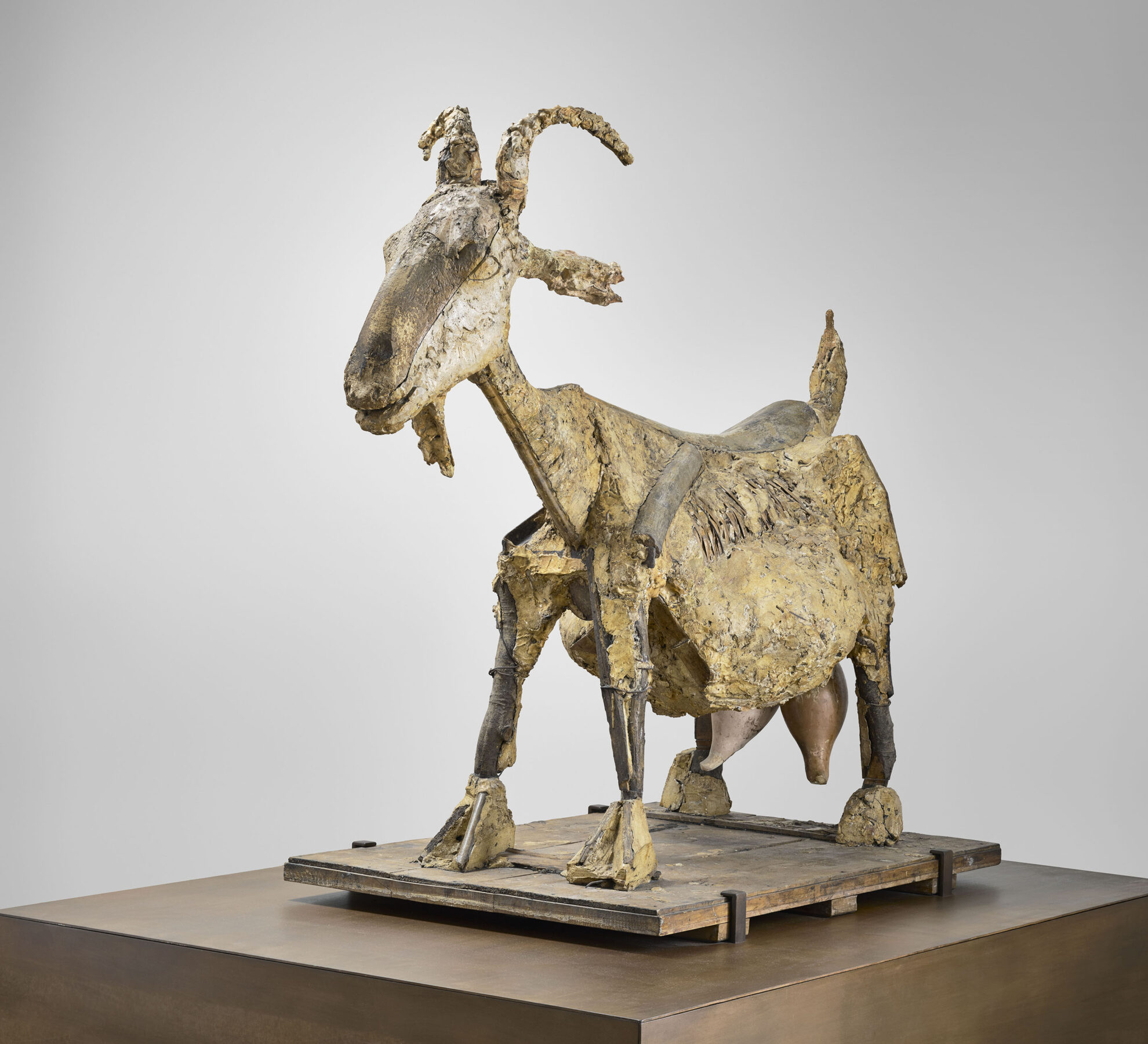 Francis Masse, La Chèvre, sculpture en métal, s.d. - Couvent Sainte-Cécile 